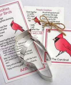 Ann Clark Cutters Cardinal With Tag Cookie Cutter