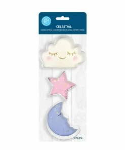 R&M International Cutters Celestial 3pc Cookie Cutter Set