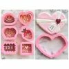 Flour Box Bakery Cutters Chocolate Heart Box Cookie Cutter Set 1 Flour Box Bakery Cutters Chocolate Heart Box Cookie Cutter Set