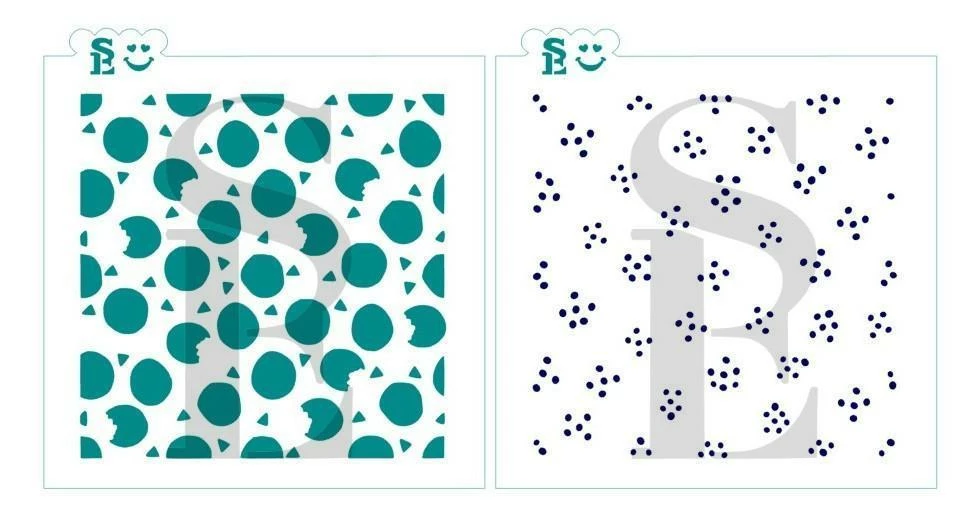 Stencil Expression Chocolate Chip Cookie Background SE Stencil Stencils 3 Stencil Expression Chocolate Chip Cookie Background SE Stencil Stencils