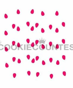 Cookie Countess Christmas Lights 2pc Stencil Set Stencils