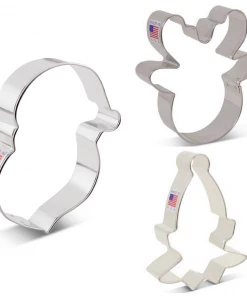 Ann Clark Classic Christmas Faces Cookie Cutter Set Cutters