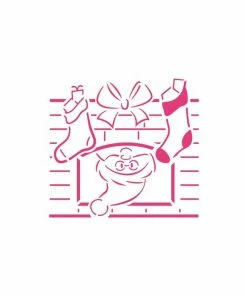 Cookie Countess Christmas Mantle PYO Stencil