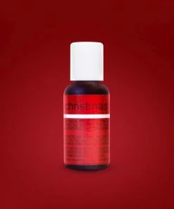 Linneas Supplies Christmas Red .70oz Chefmaster LIQUA-GEL