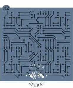 Killer Zebras Stencils Circuit Board KZ Stencil