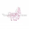 Cookie Countess Stencils Circus Horse PYO Stencil