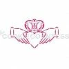Cookie Countess Claddagh Stencil