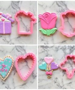 Flour Box Bakery Valentine Classic Cookie Cutter Set