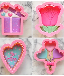 Flour Box Bakery Valentine Classic Cookie Cutter Set