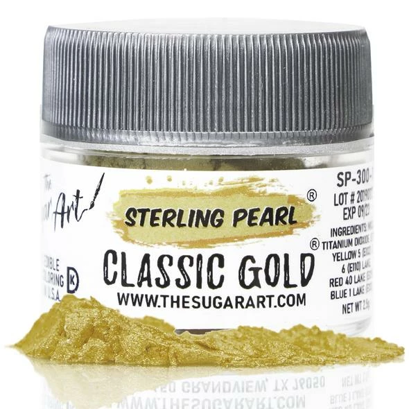 Supplies Classic Gold The Sugar Art Luster Dust 3 Supplies Classic Gold The Sugar Art Luster Dust