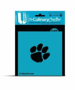 Cookie Countess Clemson Paw College Stencil