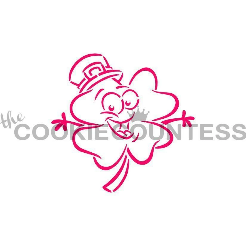 Cookie Countess Stencils Clover PYO Stencil 3 Cookie Countess Stencils Clover PYO Stencil