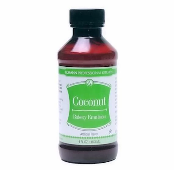 Coconut Lorann Baking Emulsion 4 Oz. Supplies 3 Coconut Lorann Baking Emulsion 4 Oz. Supplies