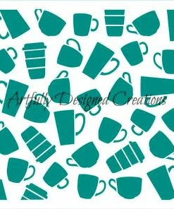 Bee Baked Art Coffee House ADC Stencil