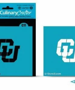 Cookie Countess Colorado CU College Stencil