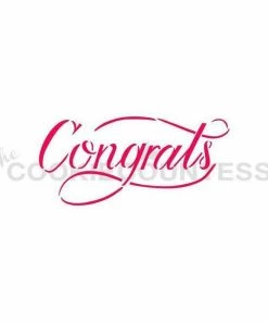 Congrats Cookie Countess Stencil