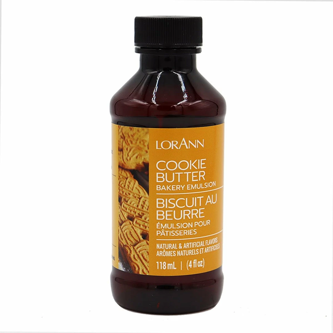 Cookie Butter Lorann Baking Emulsion 4 Oz. Supplies 3 Cookie Butter Lorann Baking Emulsion 4 Oz. Supplies
