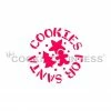 Cookie Countess Stencils Cookies For Santa ROUND Stencil 1 Cookie Countess Stencils Cookies For Santa ROUND Stencil