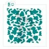 Stencil Expression Cow Print Background SE Stencil