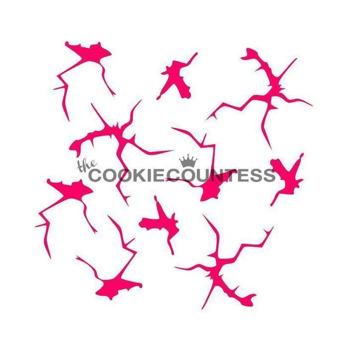 Cookie Countess Cracks Stencil Stencils 3 Cookie Countess Cracks Stencil Stencils