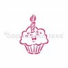 Cookie Countess Stencils Cupcake PYO Stencil