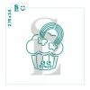 Stencil Expression Stencils Cupcake Rainbow PYO SE Stencil