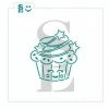 Stencil Expression Cupcake Stars PYO SE Stencil Stencils