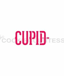 Cookie Countess Cupid Word Stencil