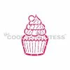 Cookie Countess Cutie Cupcake DWC/PYO Stencil Stencils