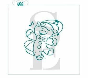 Stencil Expressions Stencils Dancing Gingerbread Man ZWD/PYO SE Stencil 4 Stencil Expressions Stencils Dancing Gingerbread Man ZWD/PYO SE Stencil