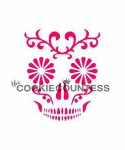 Cookie Countess Stencils Day Of The Dead Stencil