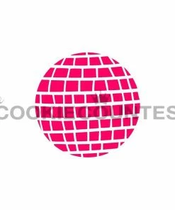 Cookie Countess Disco Ball Stencil Stencils