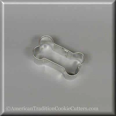 American Tradition Cutters Dog Bone Mini Cookie Cutter 3 American Tradition Cutters Dog Bone Mini Cookie Cutter