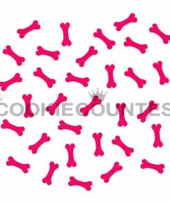 Cookie Countess Stencils Bones Stencil