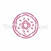 Cookie Countess Donut PYO Stencil