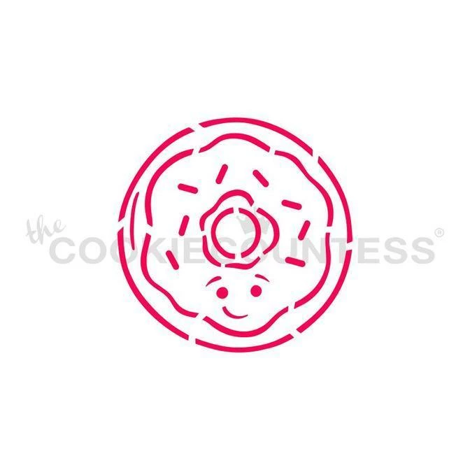 Cookie Countess Donut PYO Stencil 3 Cookie Countess Donut PYO Stencil