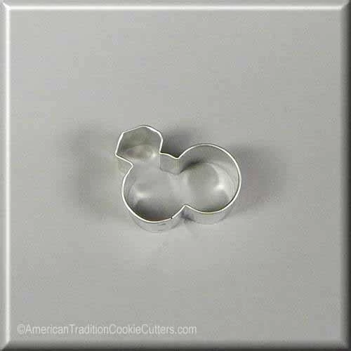 American Tradition Cutters Double Engagement Wedding Rings Mini Cookie Cutter 3 American Tradition Cutters Double Engagement Wedding Rings Mini Cookie Cutter