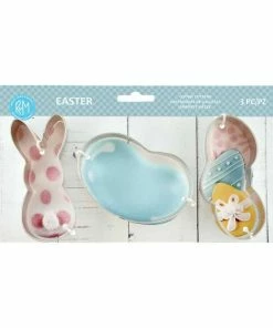 R&M International Cutters Easter 3pc Cookie Cutter Set