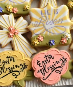 Flour Box Bakery Cutters Easter Blessings Cookie Decorating Kit