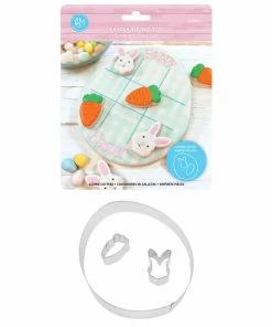 R&M International Easter Tic Tac Toe 3pc JUMBO XL Cookie Cutter Set