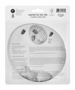 R&M International Easter Tic Tac Toe 3pc JUMBO XL Cookie Cutter Set