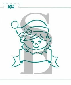 Stencil Expression Elf Girl Large PYO SE Stencil