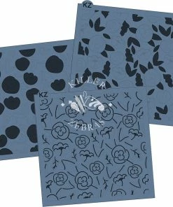 Killer Zebras Stencils Fable 3pc KZ Stencil