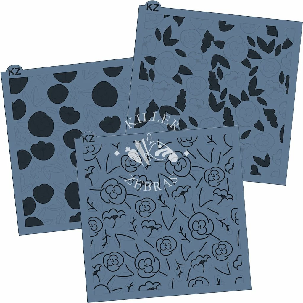 Killer Zebras Stencils Fable 3pc KZ Stencil 4 Killer Zebras Stencils Fable 3pc KZ Stencil