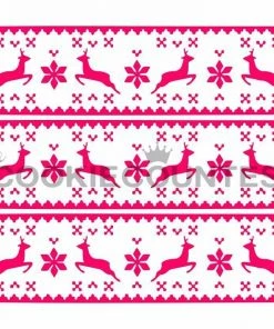 Cookie Countess Fair Isle Sweater Stencil