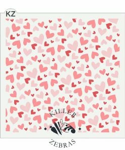 Killer Zebras Falling In Love 3pc KZ Stencil Stencils