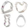 Ann Clark Farmhouse Easter Cookie Cutter Set Cutters