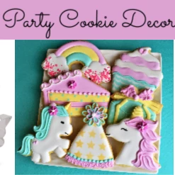 The Flour Box Unicorn Party Cookie Decorating Kit