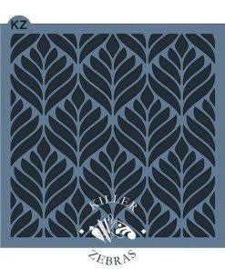 Killer Zebras Fern Leaves KZ Stencil