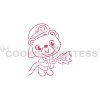 Cookie Countess Fireman Bear PYO Stencil